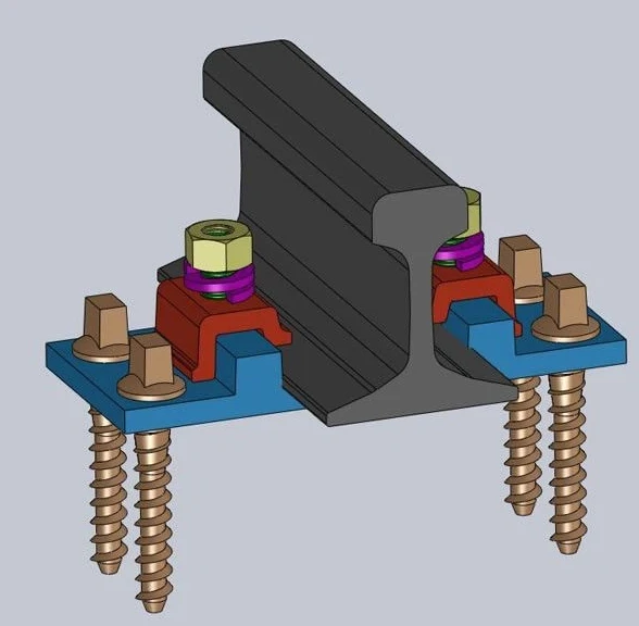 Railway Rail Fasteners Kpo Clamp